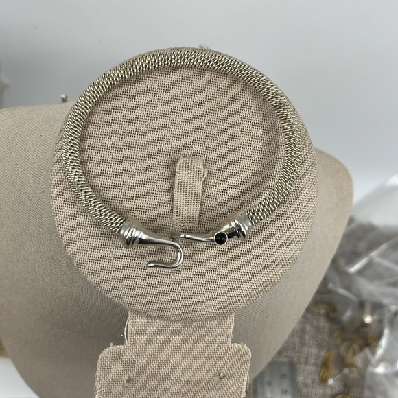 Joseph Esposito ESPO 925 Sterling Silver Mesh Bracelet 7" Vintage Designer - Picture 9 of 14